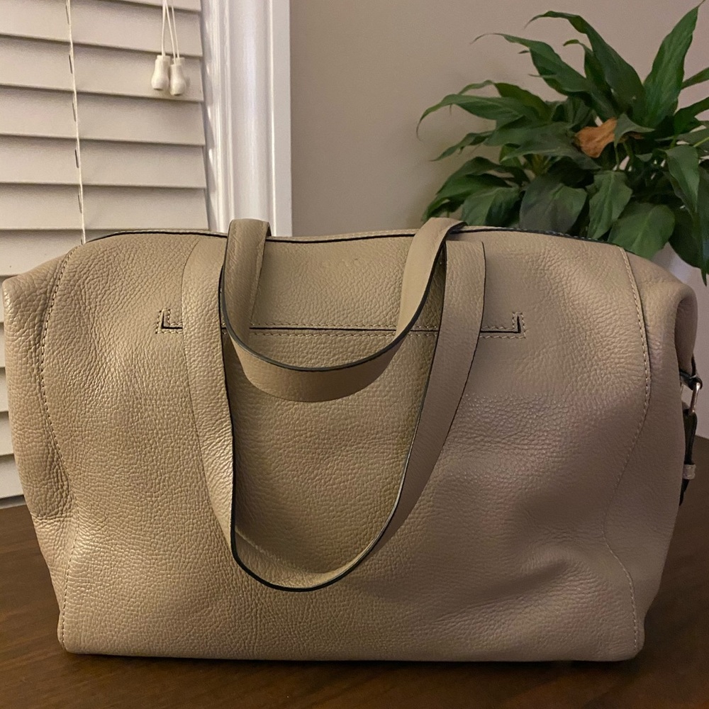Cuyana grey tote
